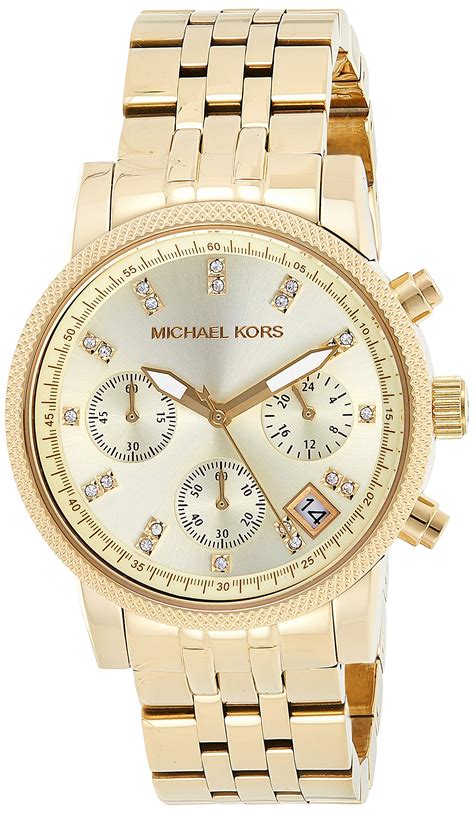 michael kors horloge goud mk5676|Michael Kors Ritz Chronograph Gold.